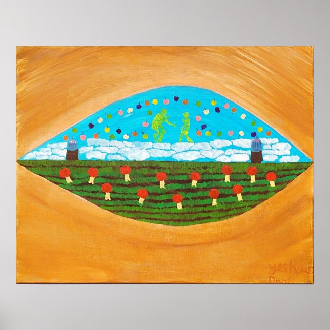 Tanzen unter den fallenden Kirschen Poster (Vorne)