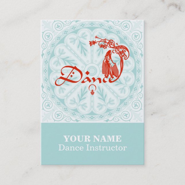 TANZEN - Visitenkarte (Vorderseite)