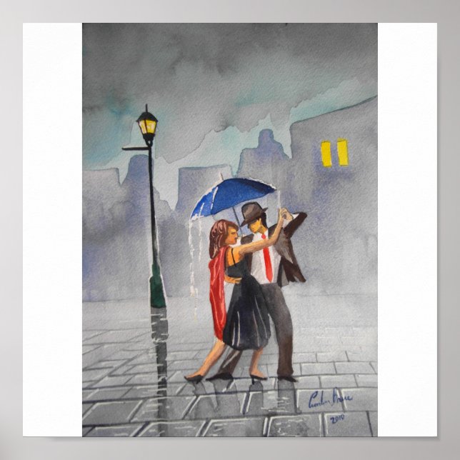 TANZEN VON COUPLE UMBRELLA POSTER (Vorne)