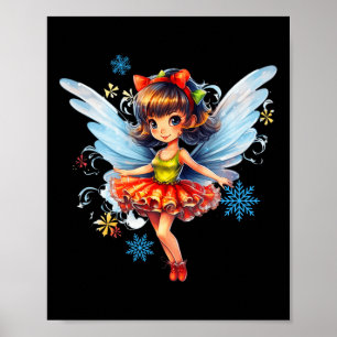 Tanzen Weihnachtsgebäck Niedliche Weihnachtsgebäck Poster
