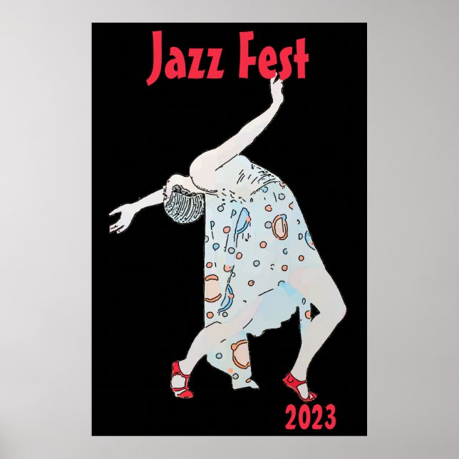 Tanzen zu Jazz, Text hinzufügen Poster (Vorne)