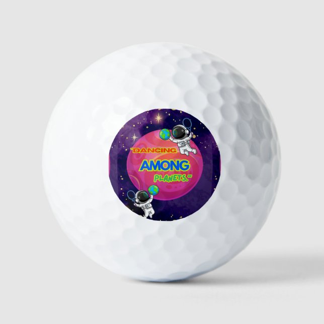 TANZEN ZWISCHEN PLANETEN GOLFBALL (Vorderseite)