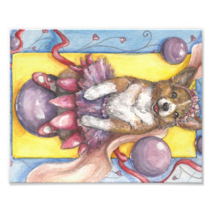 TanzenCorgi Fotodruck