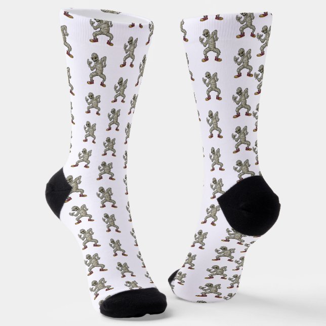 Tanzende ägyptische Mumie Socken (Gewinkelt)