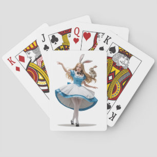 Tanzende Alice Spielkarten