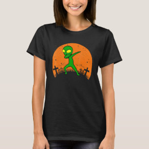 Tanzende Aliens Tanz Challenge Halloween Sonnenunt T-Shirt