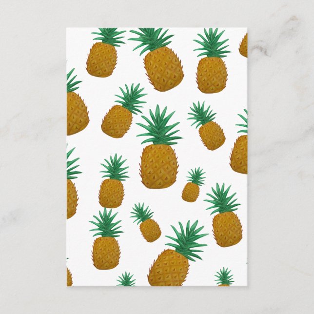 Tanzende Ananas Begleitkarte (Vorderseite)