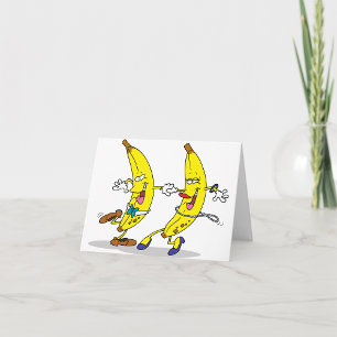 Tanzende Bananen Notizkarten Karte