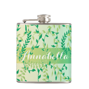 Tanzende Blätter Flachmann