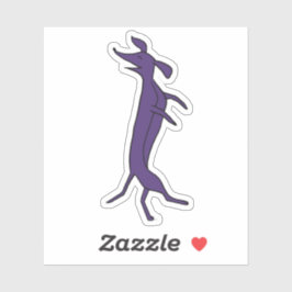 Tanzende Dackel Aufkleber