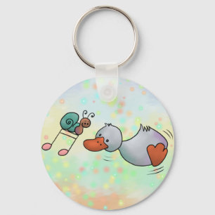 Tanzende Ente Schlüsselger Schlüsselanhänger