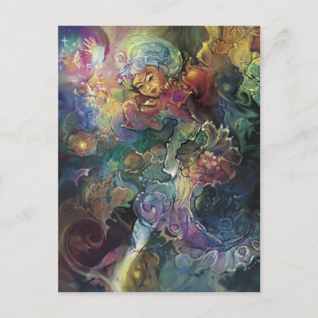 Tanzende Fee*** Postkarte (Vorderseite)