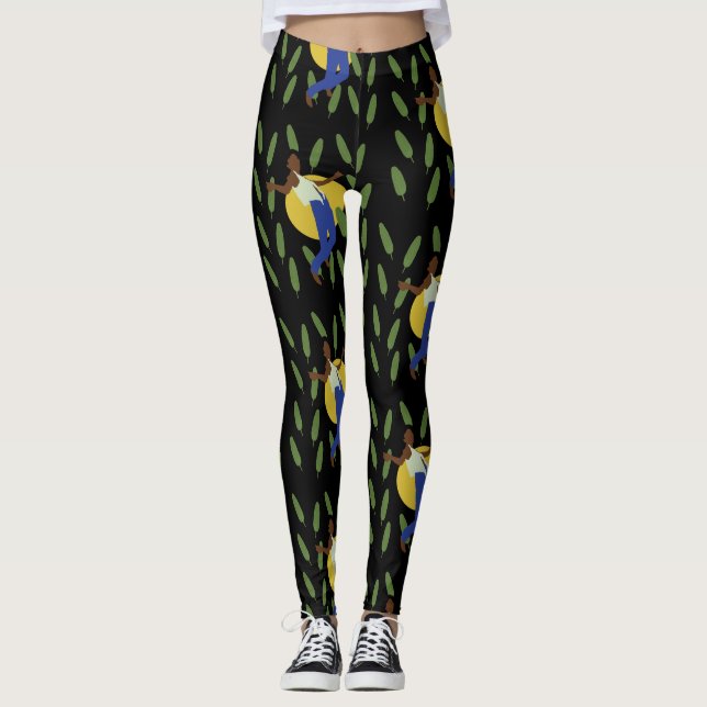 tanzende Frau Leggings (Vorderseite)