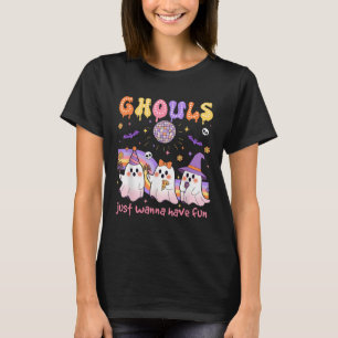 Tanzende Geister-Grufties wollen nur Halloween-Spa T-Shirt