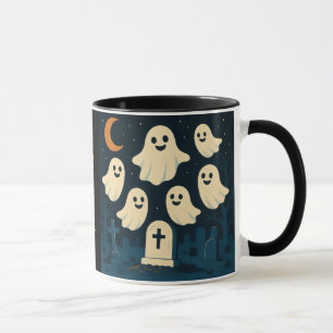 Tanzende Geister Halloween Tasse