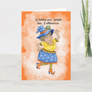 Tanzende Hexe  Karte