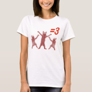 tanzende Katzengleichgestellte 3 T-Shirt