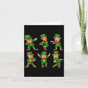 Tanzende Kobolde St. Patrick's Day Lustige Jungen Karte