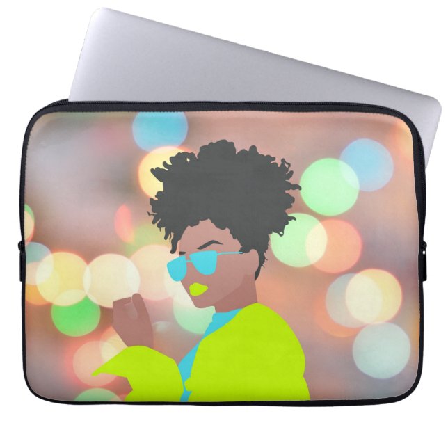 Tanzende Königin. Laptopschutzhülle (Vorderseite)