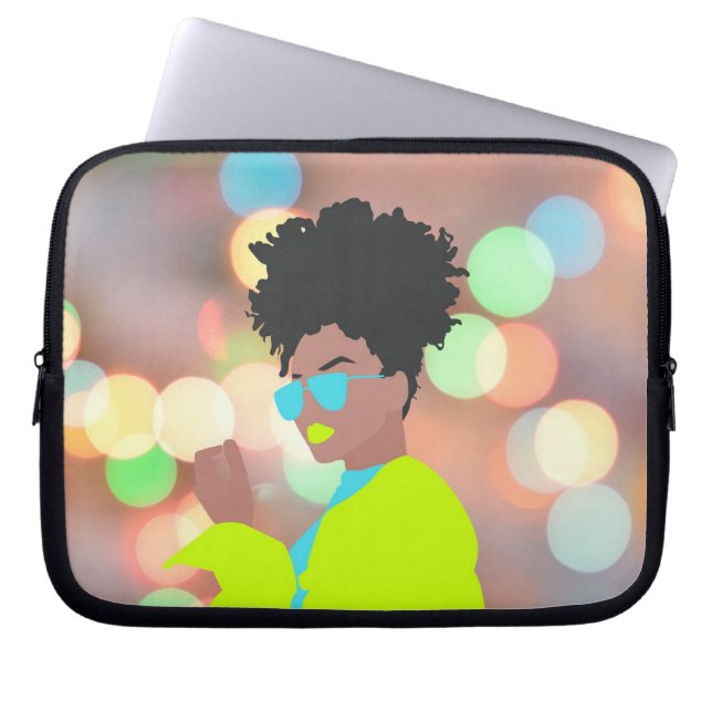 Tanzende Königin. Laptopschutzhülle (Vorderseite)