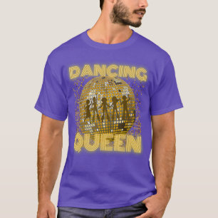 Tanzende Königin Vintage Retro Tanzen 70er 80er 90 T-Shirt