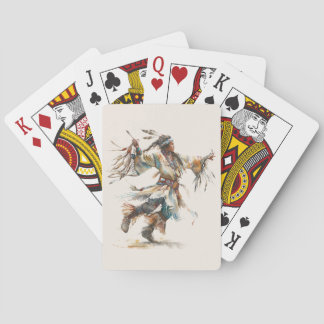 Tanzende Native Americans Klassische Spielkarten