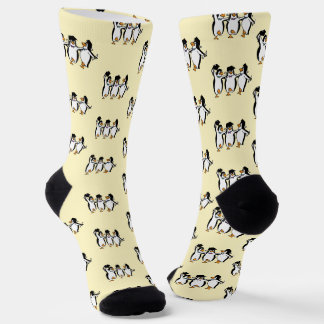 Tanzende Pinguine Abschluss Socken