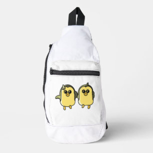 Tanzende Pinguine Crossbody Bag