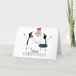 Tanzende Pinguine Weihnachten