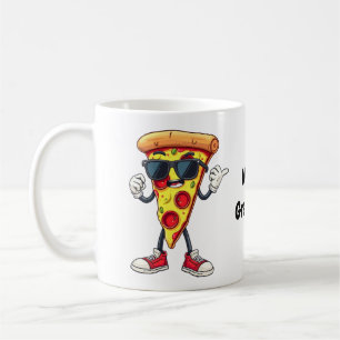 Tanzende Pizzascheibe Ein Verspieltes & Leckeres D Kaffeetasse