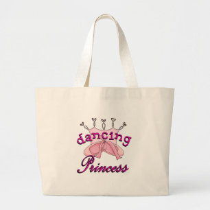 Tanzende Prinzessin Ballett-Design Jumbo Stoffbeutel