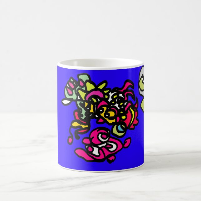 Tanzende Quallen  Kaffeetasse (Mittel)