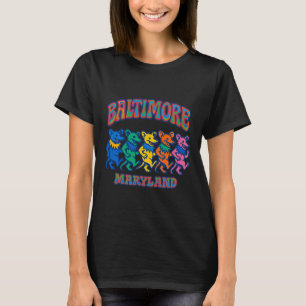 Tanzende Ratten Ltimore Maryland Strand Regenbogen T-Shirt
