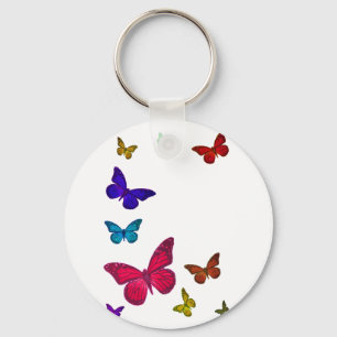 Tanzende Schmetterlinge Schlüsselanhänger
