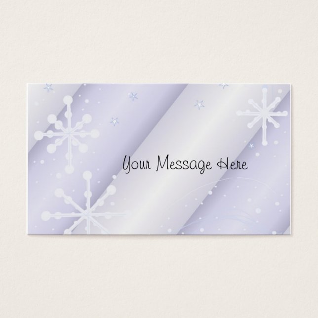 Tanzende Schneeflocken (Vorderseite)