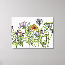 Tanzende Wildblumen