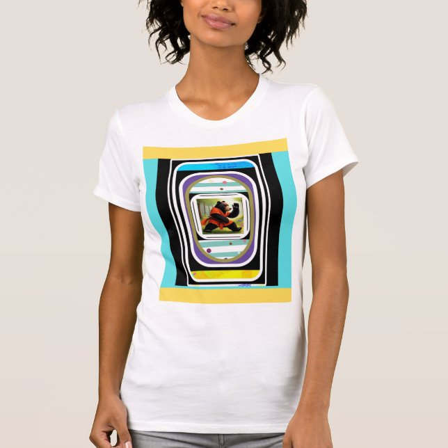 Tanzender Bär 1 T-Shirt (Vorderseite)