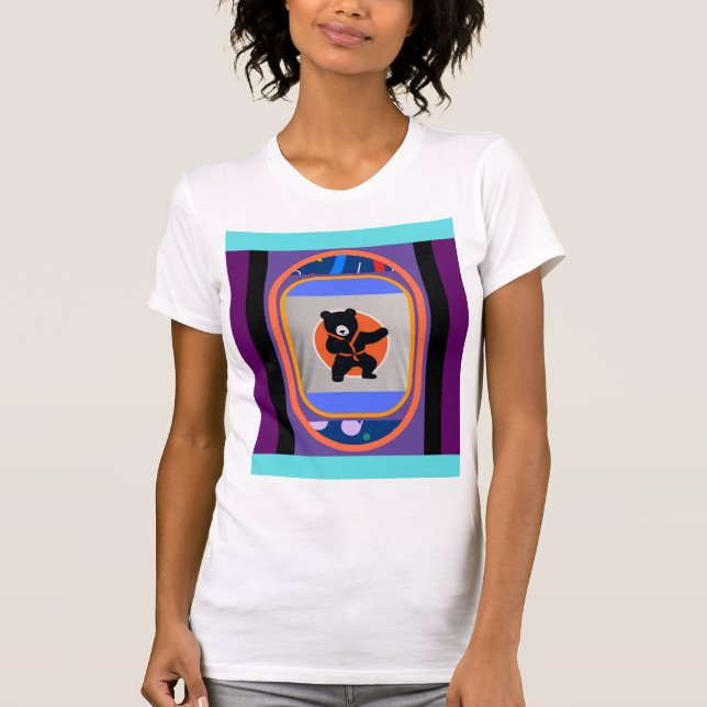 Tanzender Bär 4 T-Shirt (Vorderseite)