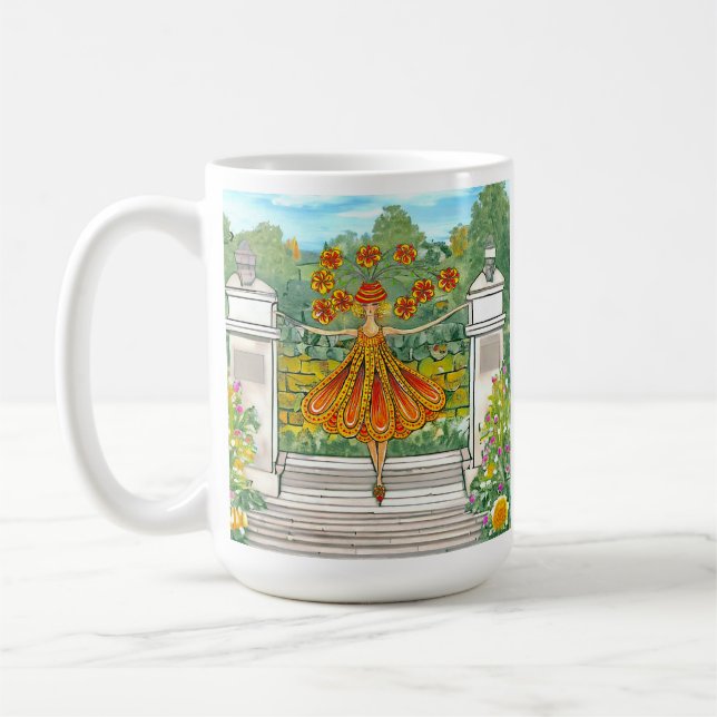 Tanzender Daisy-Becher Kaffeetasse (Links)