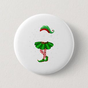 Tanzender Elf Weihnachten Familie Passende Frauen  Button