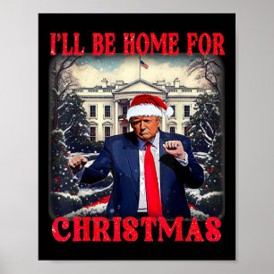 Tanzender lustiger humorvoller Trump Ich werde zu Poster