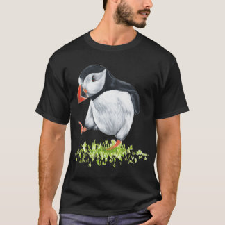 Tanzender Papageientaucher Geschenk T-Shirt