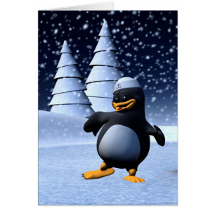 Tanzender Pinguin