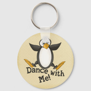 Tanzender Pinguin Schlüsselanhänger