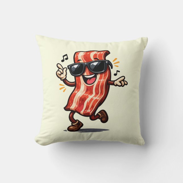 Tanzender Speck Kissen (Vorderseite)