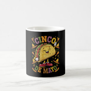 Tanzender Taco Lustige Cinco De Mayo Fiesta-Party Kaffeetasse
