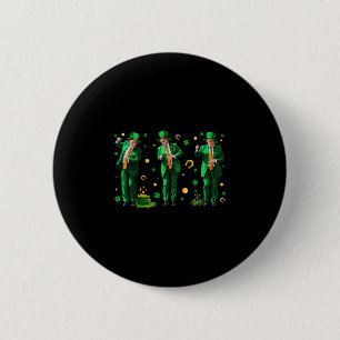 Tanzender Trump St. Patrick's Day Button