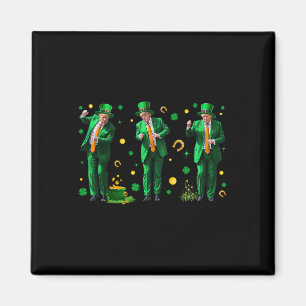 Tanzender Trump St. Patrick's Day , Uni-Erwachsene Magnet