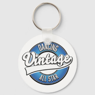 Tanzender Vintage-All-Star-Logo-Schlüsselanhänger Schlüsselanhänger