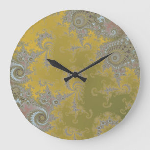 Tanzendes Heidekraut Große Wanduhr